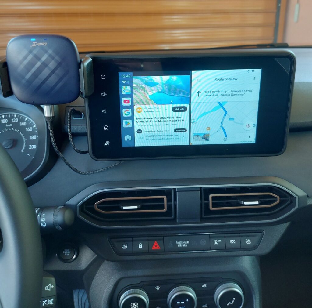 CarPlay android auto mercedes vw audi skoda seat peugeot 3008 w213 w205 w222 w2223 с класа е класа видео в движение работи ли за.. дачия качествено тунинг tehnopolis технополис carlinkit tv box, тв бокс за автомобил, адаптер за carplay android auto, youtube в колата, netflix на екрана на автомобила, smart box за кола, carlinkit android box, google play адаптер за кола