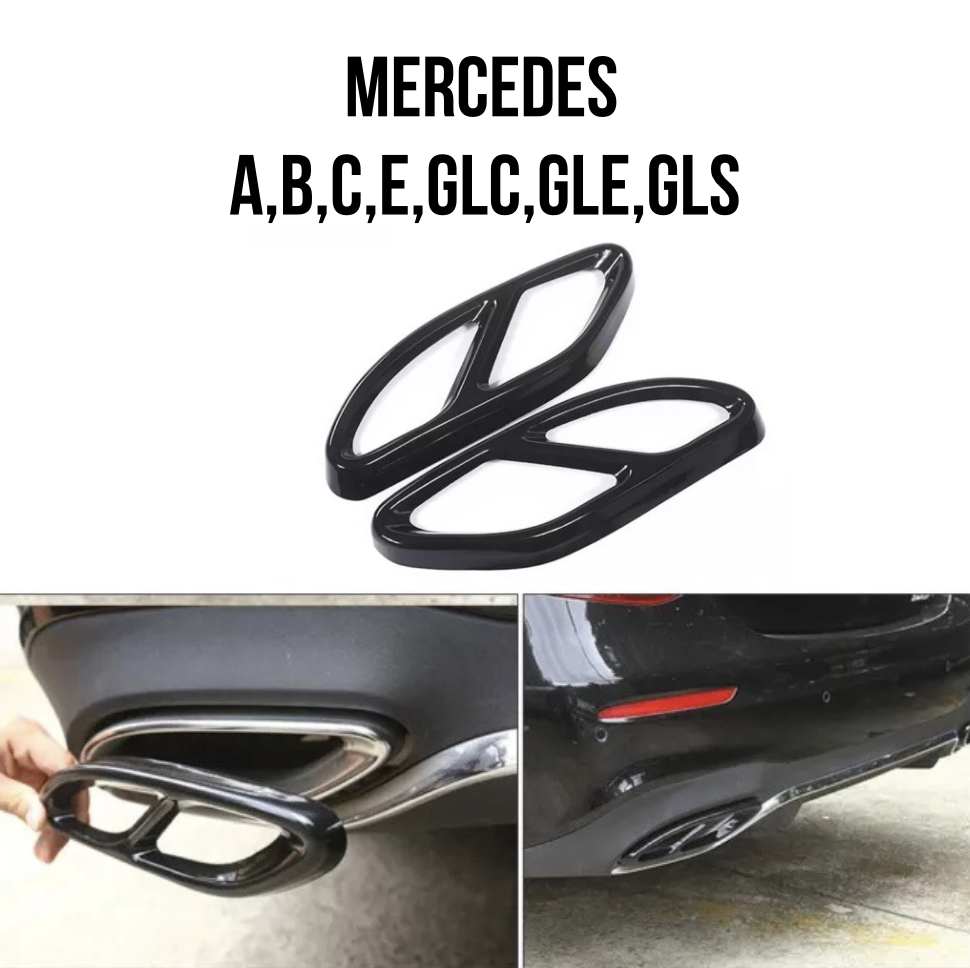 43 amg 43 амг накрайници c class ц класа с класа мерцедес mercedes тунинг цена българия аутопро бестауто качествено метал ауспуси амг хром черен цвят