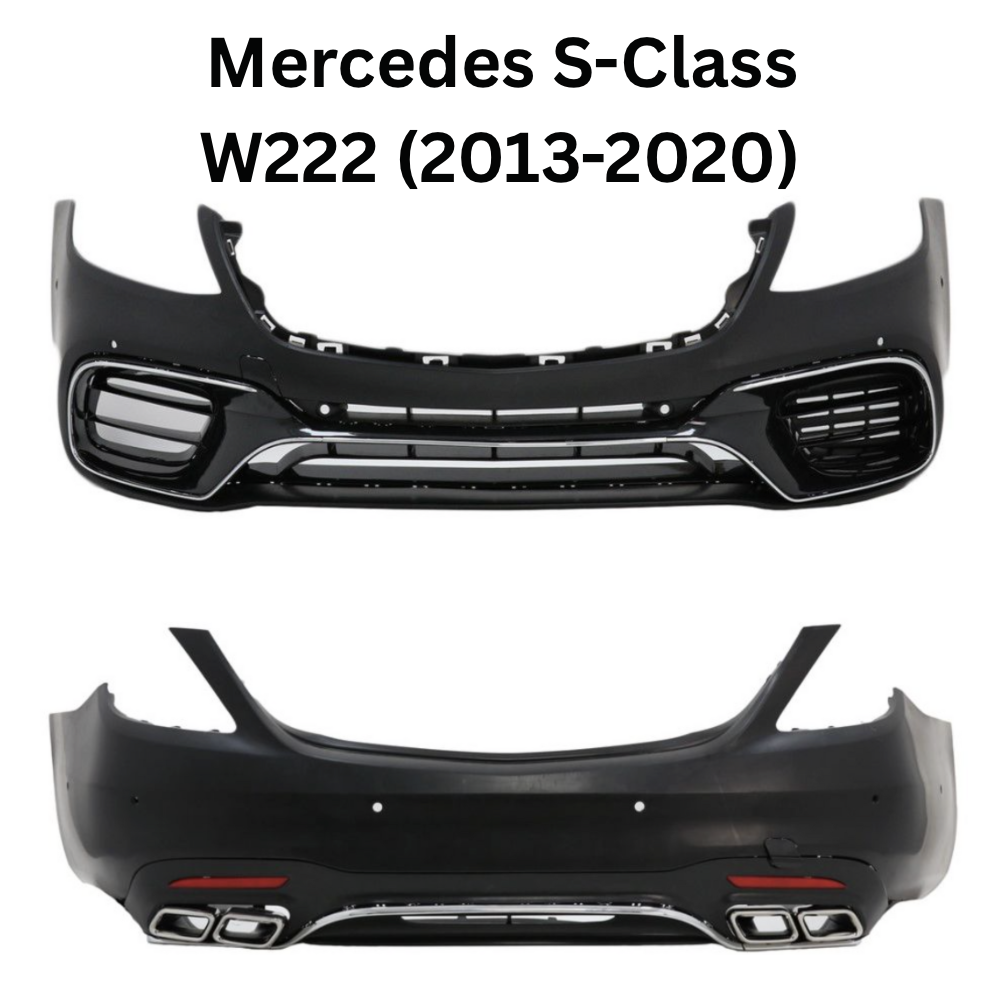 mercedes s class w222 s63 mag paket tuning 4 auspuha nakraynici w222 face feislift facelift мерцедес в222 с класа 63 пакет 6.3 амг пакет немски качествен пакет цена тунинг предна броня задна броня ауспуси прагове пълен Брабус пакет brabus 2014 2015 2016 2017 2018 2019 фарове стопове