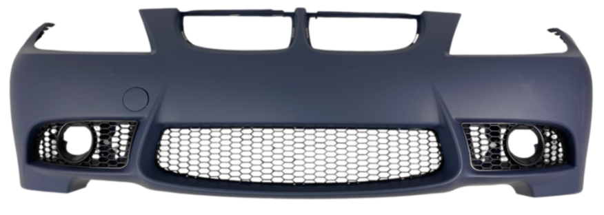 Предна Броня BMW E90 / E91 (2005–2008) – M3 Дизайн с Отвори Халогени | СЪС / БЕЗ Парктроник