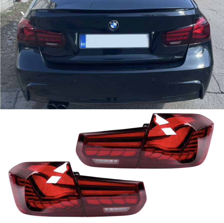 bmw f30 oled стопове, gts tail lights f30, тунинг стопове f30, oled tail lights bmw f30, f30 gts lights, bmw f30 tuning stopove, led oled стопове f30, ф30 гтс стопове, задни светлини f30 gts
