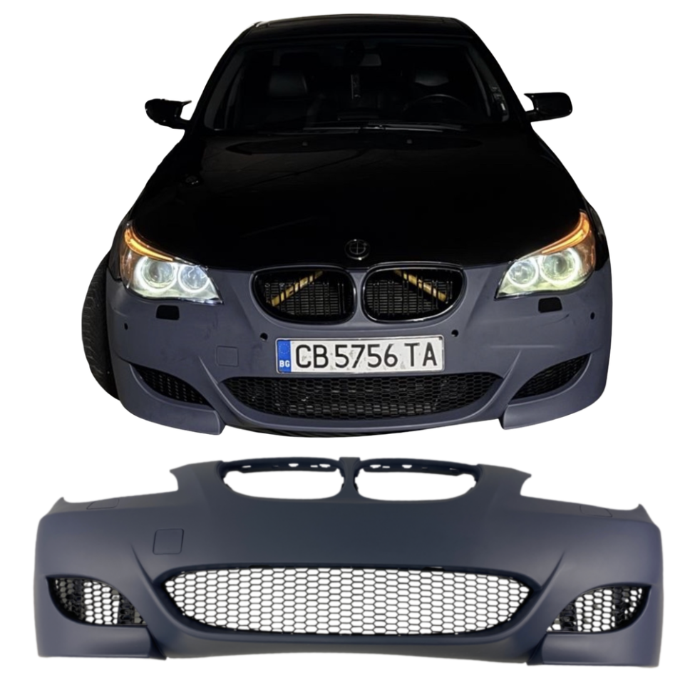 bmw e60 m5 броня, bmw e61 m5 предна броня, bmw e60 m5 style bumper, bmw e61 тунинг броня, bmw e60 предна броня без халогени, bmw e60 e61 m5 body kit, cartechbg