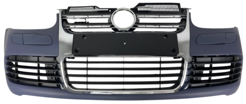 Предна Броня R32 за Volkswagen VW Golf 5 – С Хром Решетка – Грундирана