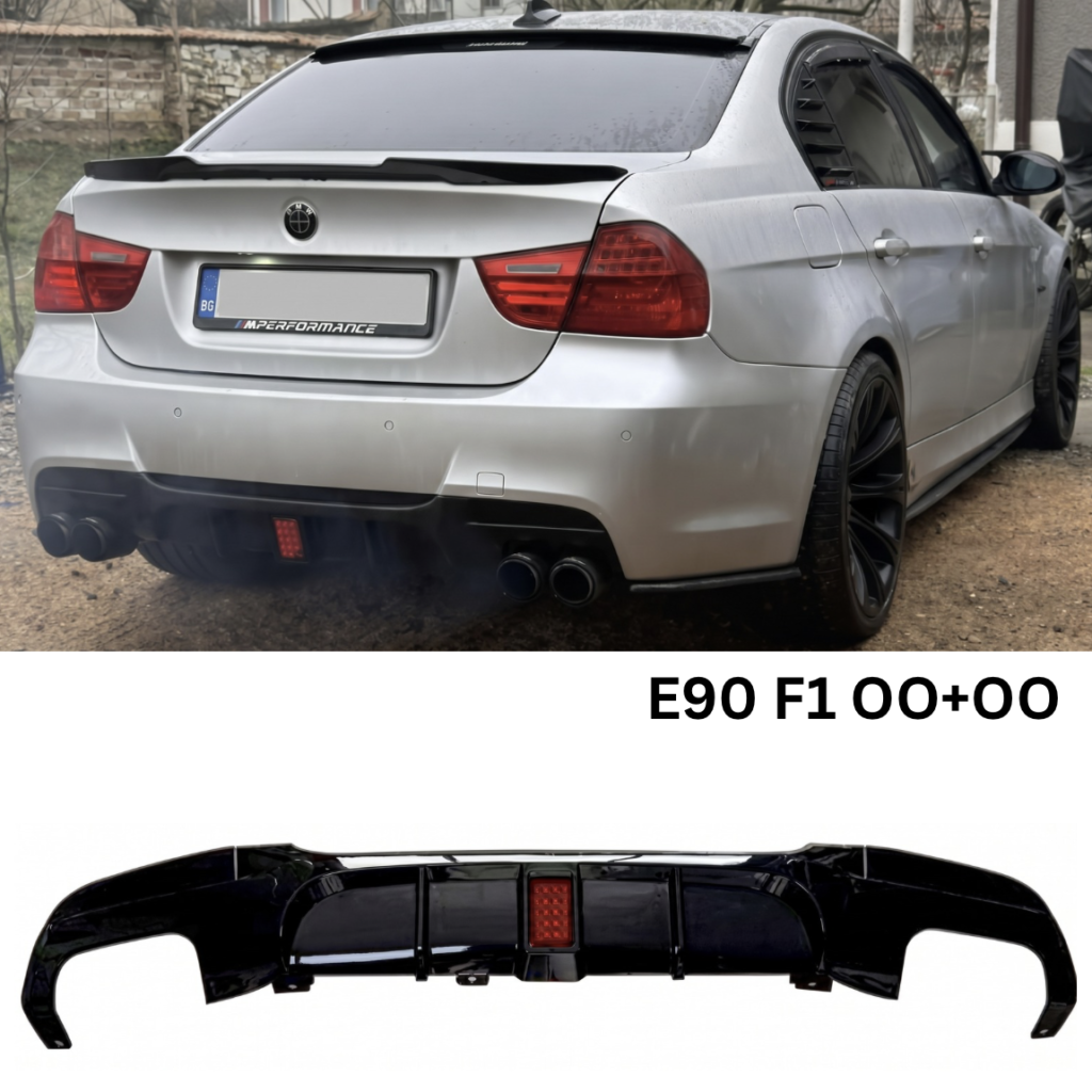 дифузьор bmw e90, дифузьор e90 f1 стоп, дифузьор e91 m tech, bmw e90 quad diffuser, дифузьор 4 ауспуха e90, f1 стоп светлина e90, черен гланц дифузьор e90, тунинг bmw e90, дифузьор за задна броня e90, bmw e90 m sport diffuser, дифузьор оо оо, bmw 3 series e90 тунинг, дифузьор задна броня BMW E90 цена, дифузьор M-Tech E90 ОО+ОО, дифузьор с F1 стоп светлина BMW E90, дифузьор за 4 накрайника Е90, черен гланц дифузьор Е91, BMW E90 quad exhaust diffuser, тунинг задна броня E90 M пакет, F1 brake light diffuser E90