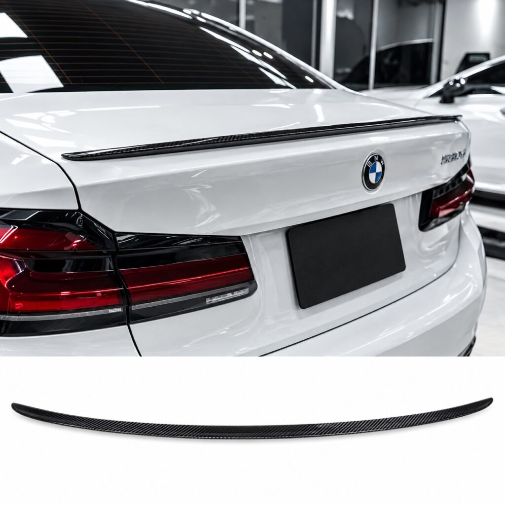 cartechbg.com бмв г30 заден лип г30 лип спойлер bmw g30, bmw g30 m performance, спойлер багажник bmw 5 g30, bmw g30 черен гланц, tuning bmw g30, spoiler bmw g30, bmw g30 2017-2023