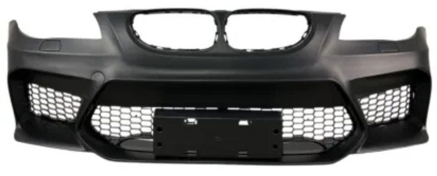Предна Броня BMW E60 (2003-2009) – Конверсия към F10 M5 Дизайн – Грундирана