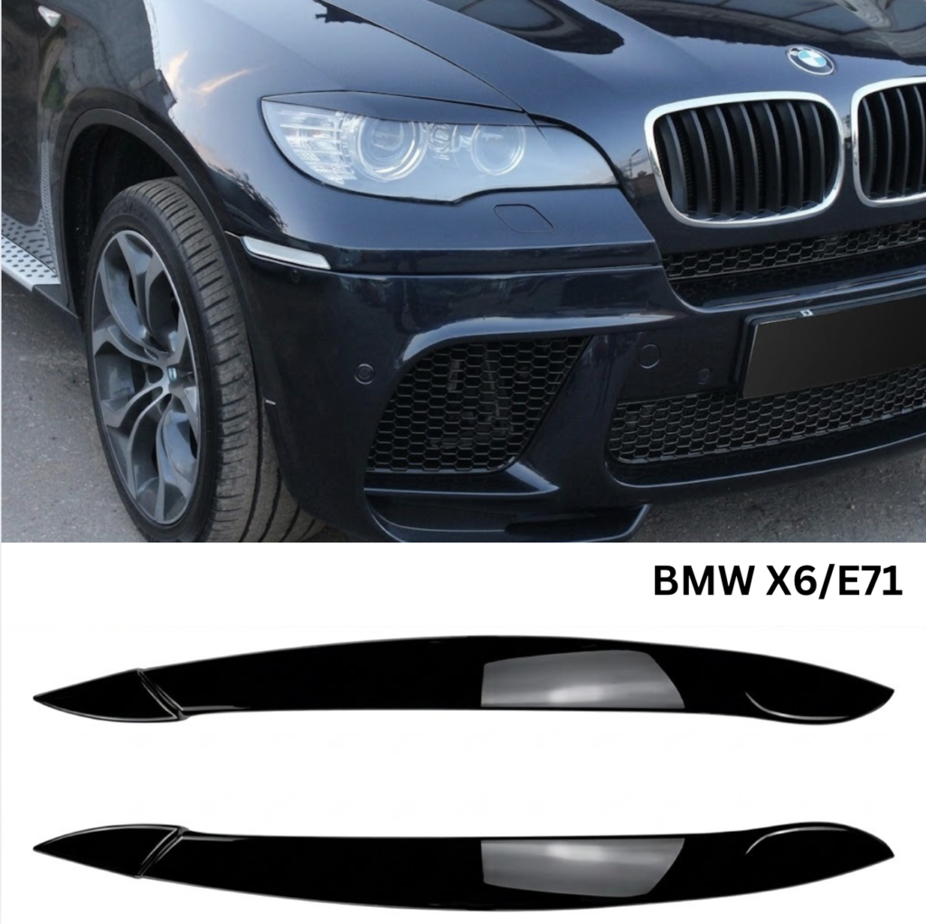 вежди за фарове bmw x6, бленди за фарове x6 e71, тунинг фарове bmw x6, bad boy look x6, вежди черен гланц бмв х6, bmw x6 e71 eyelids, х6 е71 тунинг, външен тунинг x6, спойлери за фарове x6 e71, bmw x6m e71 eyebrows, e71 headlight covers, вежди за фарове BMW X6 E71 цена, тунинг бленди фарове БМВ Х6 черен гланц, bad boy вежди BMW X6 E71, BMW X6 E71 headlight eyebrows gloss black, оптичен тунинг BMW X6 E71, пластмасови вежди фарове X6 E71, добавки за фарове X6